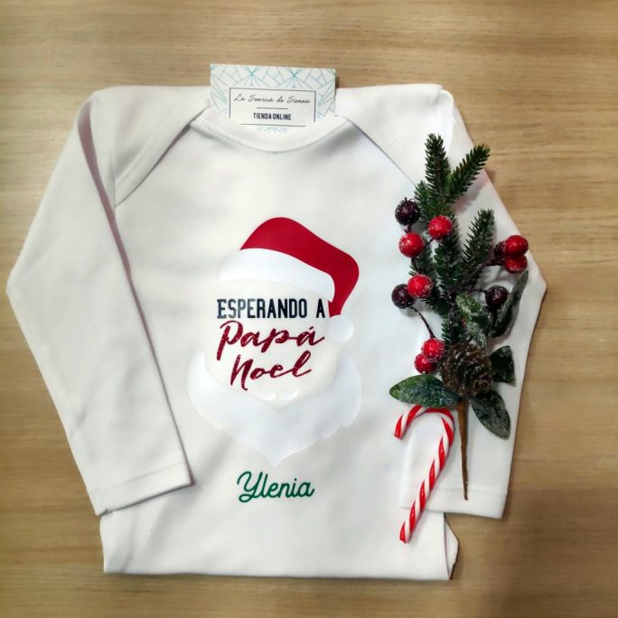 Body Esperando a Papá Noel + Nombre