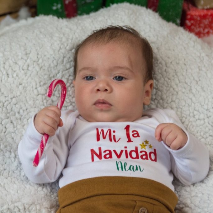 Body Mi 1a Navidad + Nombre