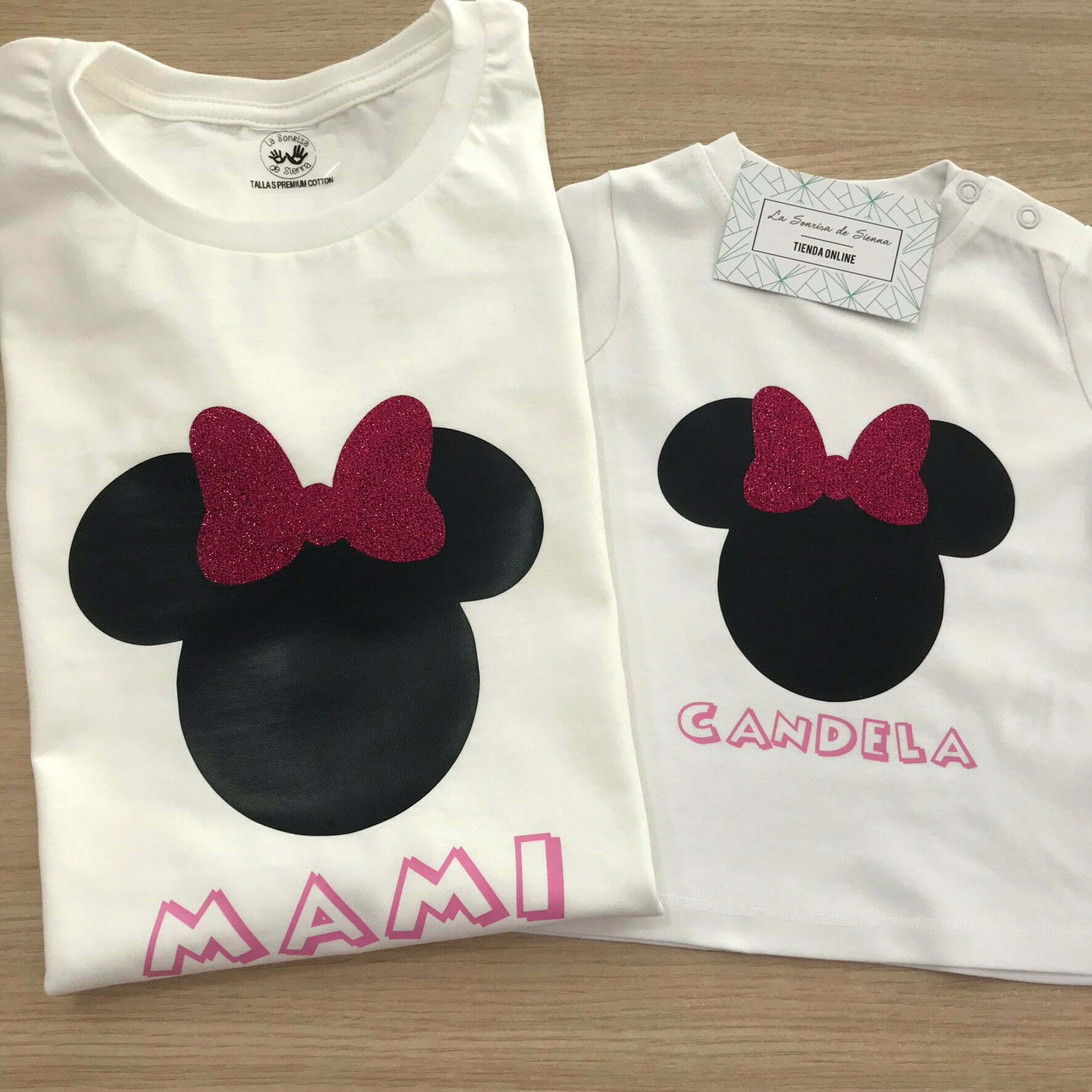 PACK CAMISETAS MAMI + PEQUE (MINI) - Imagen 2
