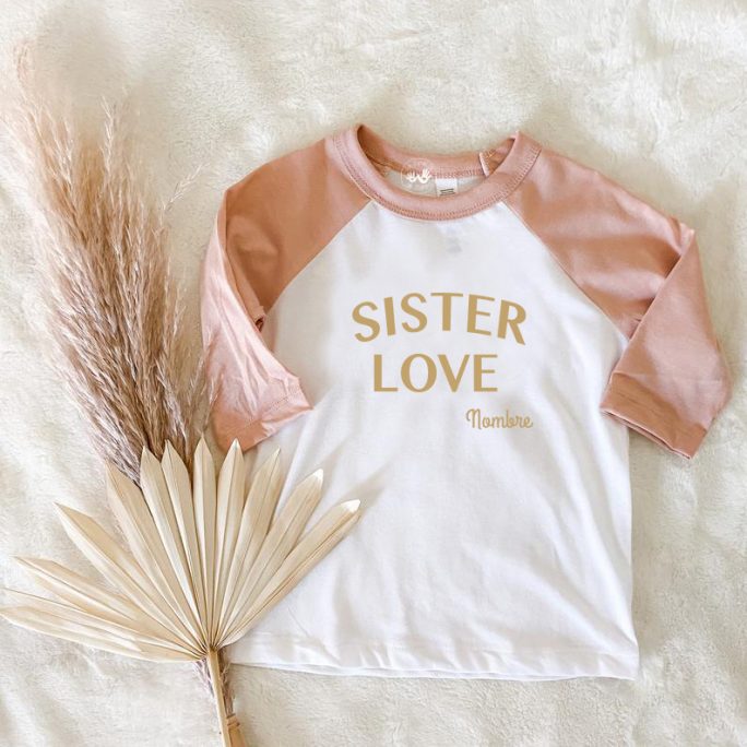 CAMISETA BASEBALL SISTER LOVE