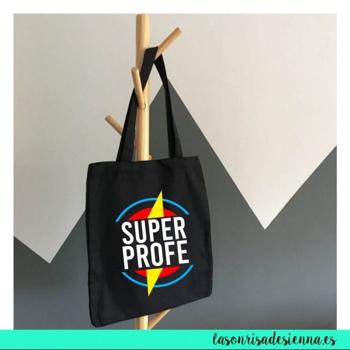 TOTE NEGRO - SUPER PROFE