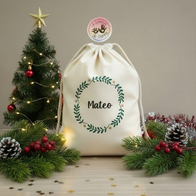 BOLSITA NAVIDAD PERSONALIZADA
