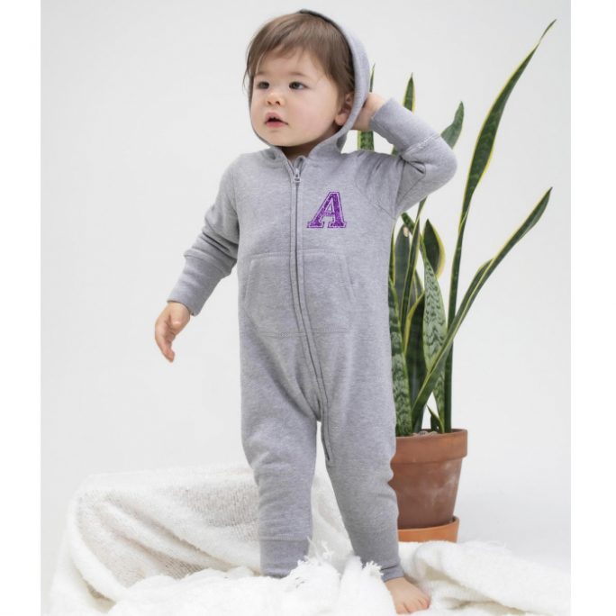 MONO GRIS PERSONALIZADO CON INICIAL