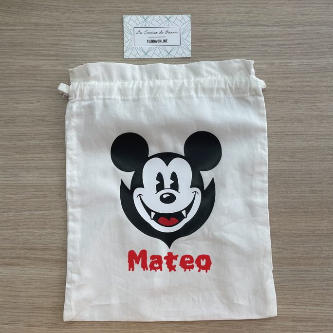 BOLSA MIKI VAMPIRO PERSONALIZADA