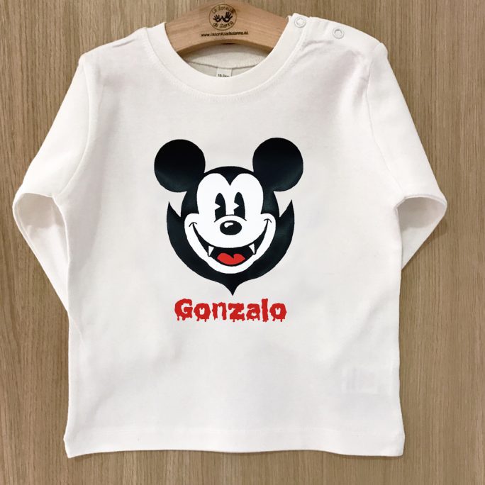 CAMISETA MIKI VAMPIRO PERSONALIZADA