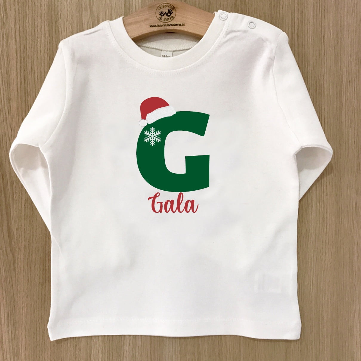 Camiseta Infantil Inicial Gorrito