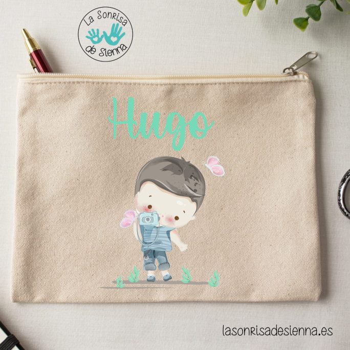 ESTUCHE NIÑO FOTÓGRAFO PERSONALIZADO