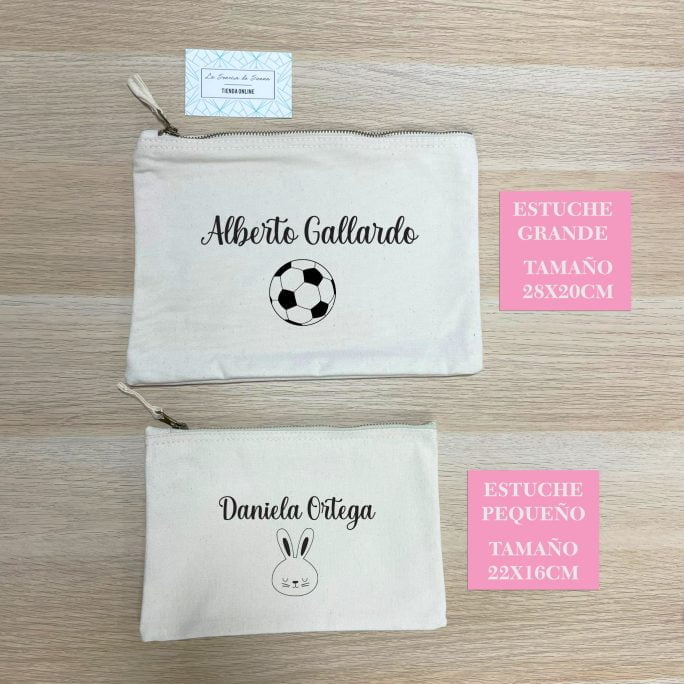 ESTUCHE ESCOLAR INFANTIL PERSONALIZADO