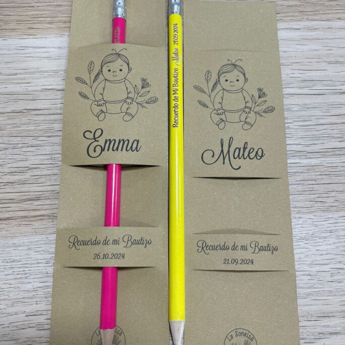 PACK 10 LÁPICES - BAUTIZO