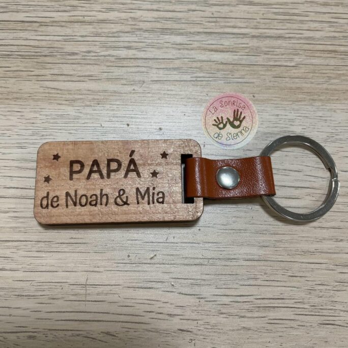 LLAVERO SÍMIL CUERO PERSONALIZADO