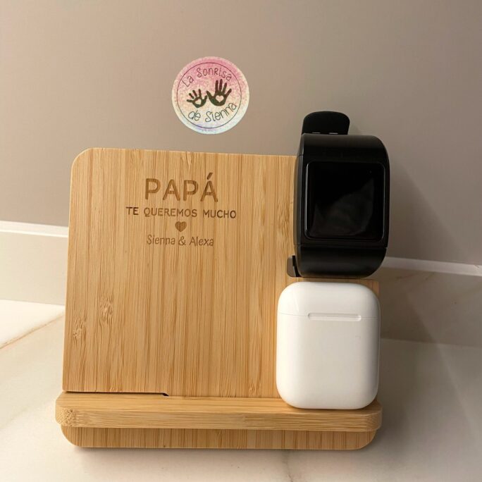 SOPORTE CARGADOR PERSONALIZADO