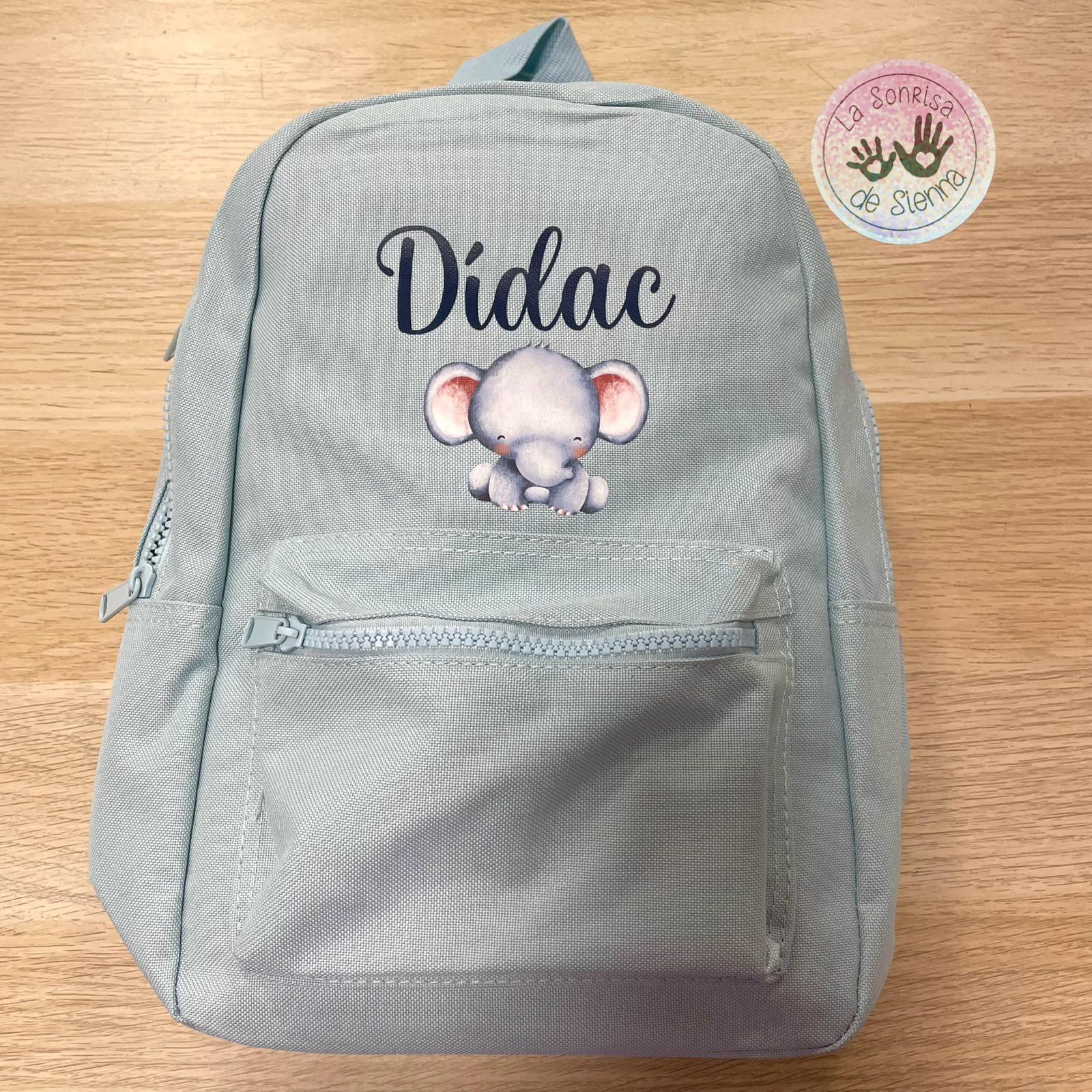 MINI MOCHILA ANIMALES PERSONALIZADA